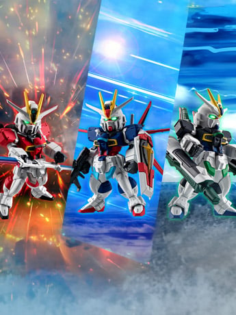 Mobile Suit Gundam SEED Destiny FW Gundam Converge Impulse Gundam Silhouette Exclusive Set Gallery Image 2