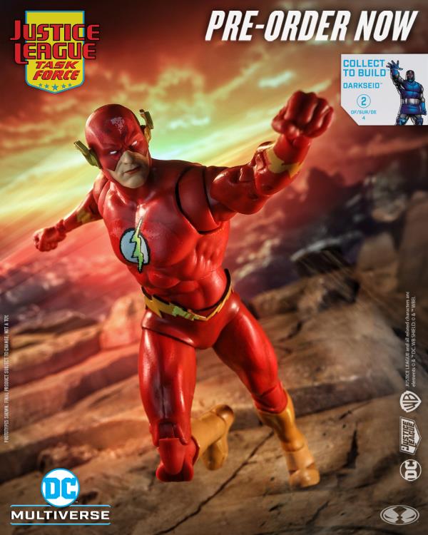Justice League Task Force DC Multiverse The Flash Action Figure (Collect to Build: Darkseid) Gallery Image 4