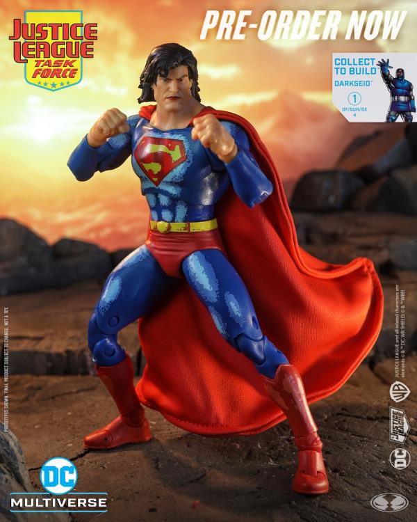 Justice League Task Force DC Multiverse Superman Action Figure (Collect to Build: Darkseid) Gallery Image 3