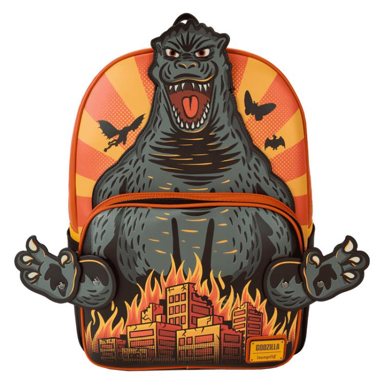 Godzilla Burning City Cosplay Backpack Gallery Image 4