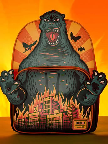 Godzilla Burning City Cosplay Backpack Gallery Image 2