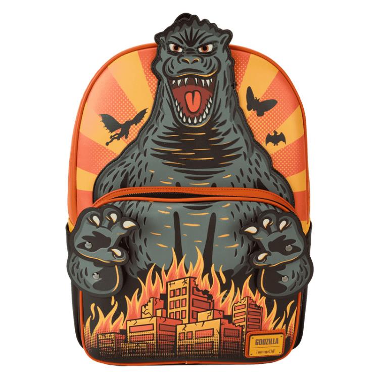 Godzilla Burning City Cosplay Backpack Gallery Image 3