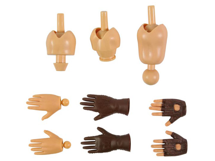 Real Guy Caucasian 1/6 Scale Hand & Neck Accessory Pack Gallery Image 1