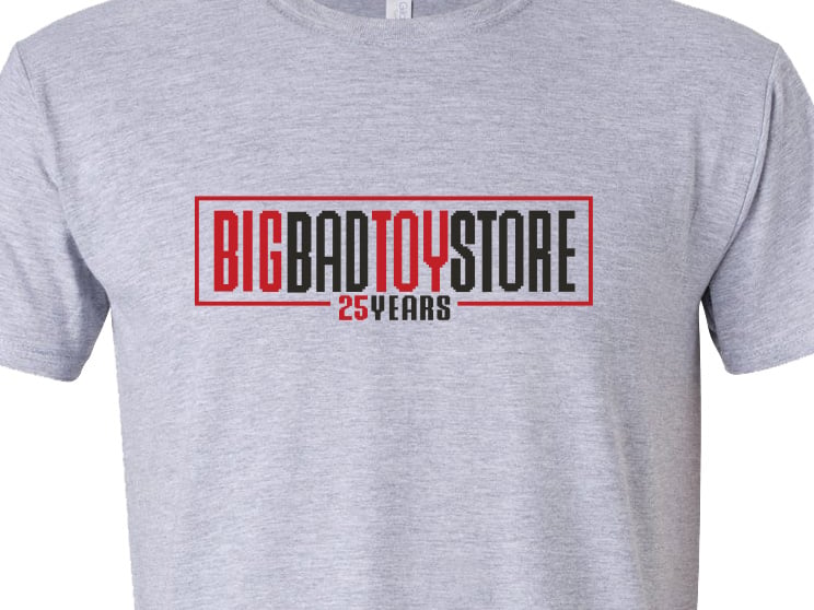 BigBadToyStore 25th Anniversary (Front and Back) T-Shirt Gallery Image 3
