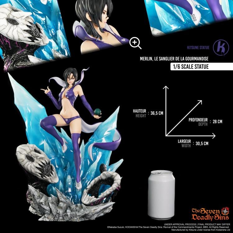 The Seven Deadly Sins Merlin 1/6 Scale Limited Edition Statue Gallery Image 19