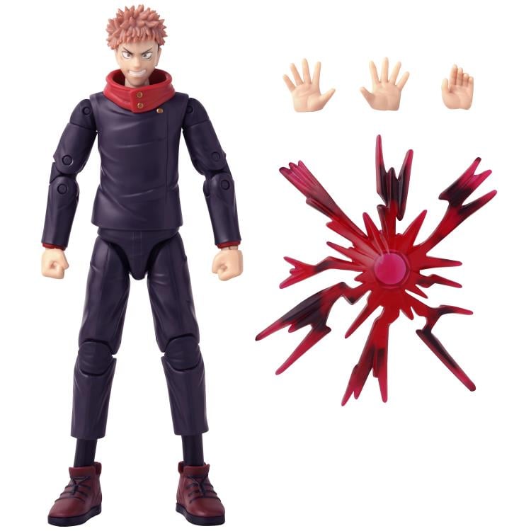 Jujutsu Kaisen Anime Heroes Yuji Itadori (Black Flash) Action Figure Gallery Image 4