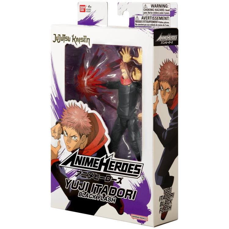 Yuji Jujutsu Kaisen Anime Heroes Yuji Itadori (Black Flash) Action Figure
