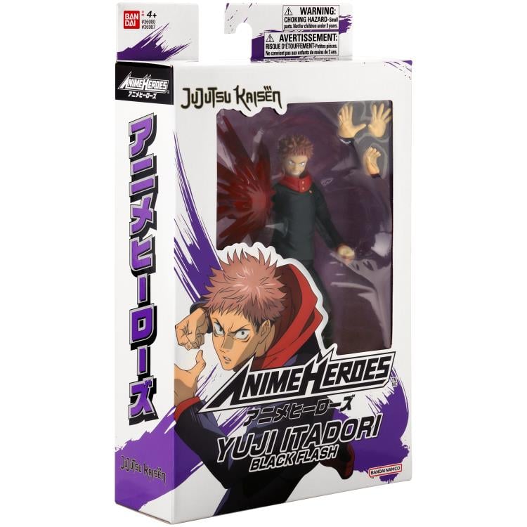 Jujutsu Kaisen Anime Heroes Yuji Itadori (Black Flash) Action Figure Gallery Image 7