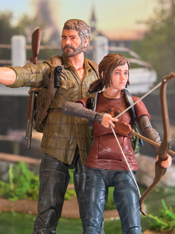 The Last of Us The Shapes Collection Joel & Ellie 6" Action Figure Two-Pack Gallery Image 2