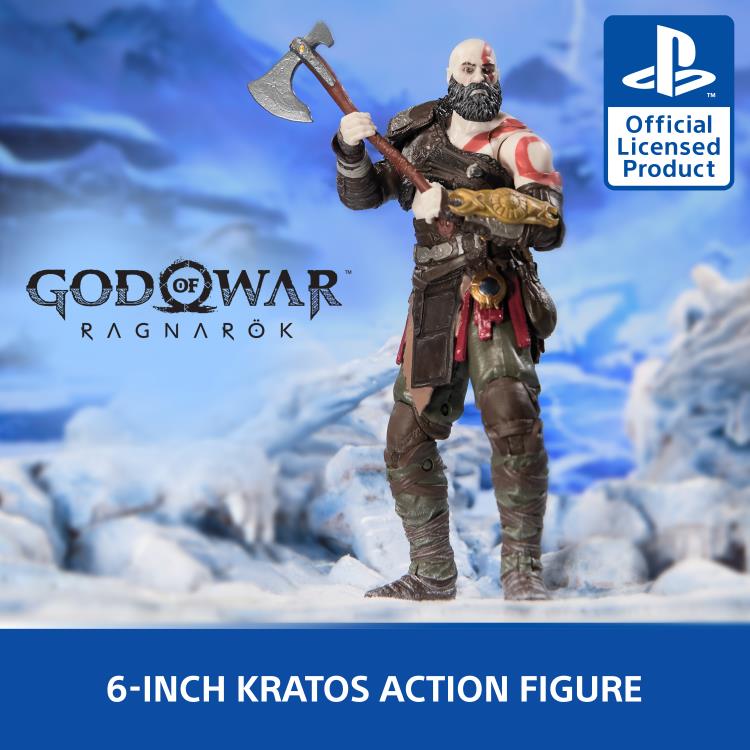 God of War Ragnarok The Shapes Collection Kratos 6" Action Figure Gallery Image 3
