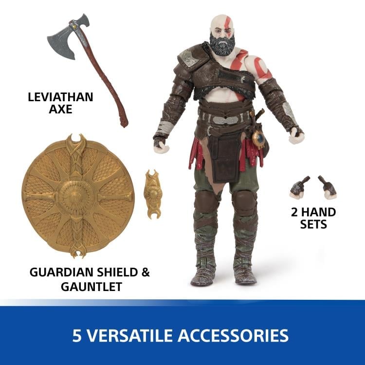 God of War Ragnarok The Shapes Collection Kratos 6" Action Figure Gallery Image 7