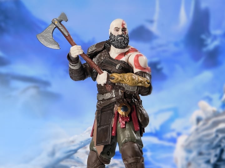 God of War Ragnarok The Shapes Collection Kratos 6" Action Figure Gallery Image 1