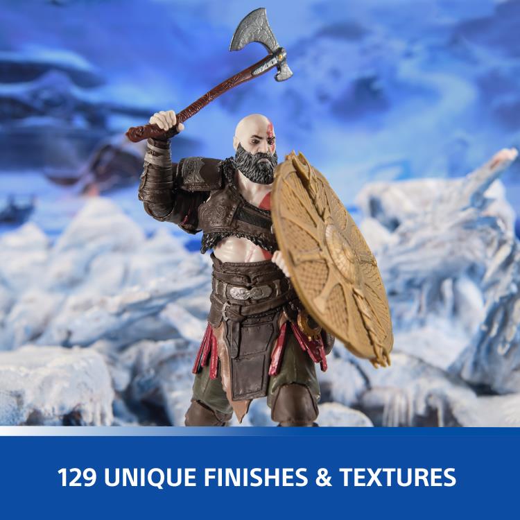 God of War Ragnarok The Shapes Collection Kratos 6" Action Figure Gallery Image 4