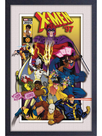 X-Men '97 Comic Cover Framed Faux Matte Print Gallery Image 2