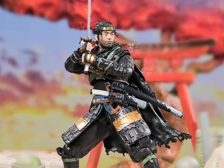 Ghost of Tsushima The Shapes Collection Jin Sakai 6" Action Figure Gallery Image 1