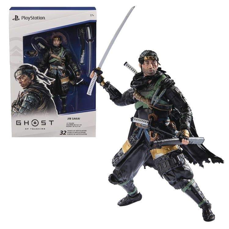 Ghost of Tsushima The Shapes Collection Jin Sakai 6" Action Figure Gallery Image 7