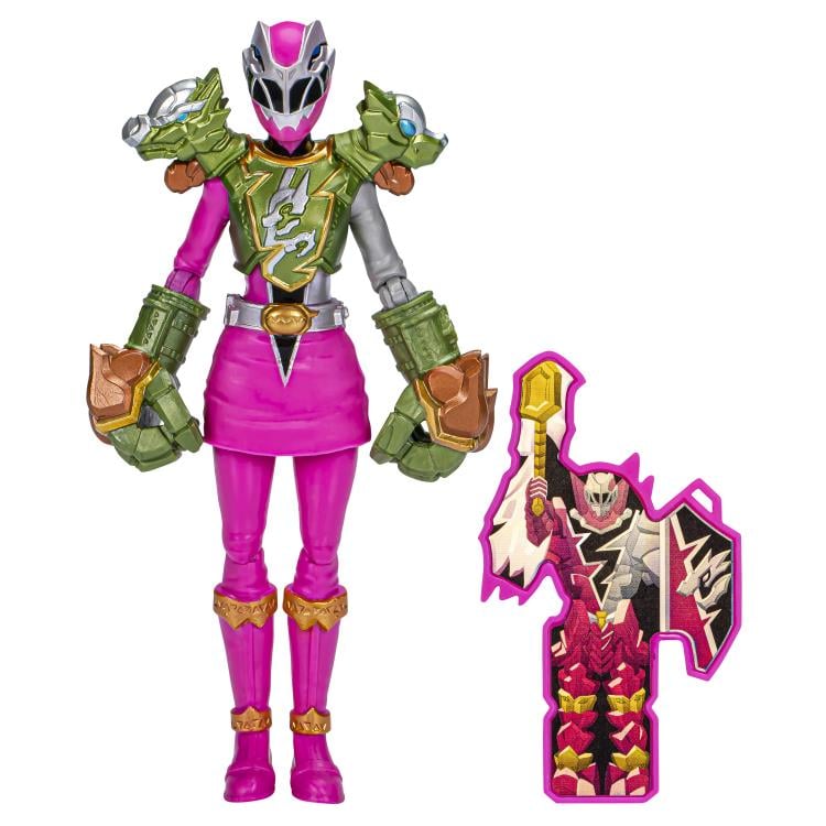 Power Rangers Dino Fury Smash Armor Pink Ranger Exclusive Action Figure Gallery Image 4