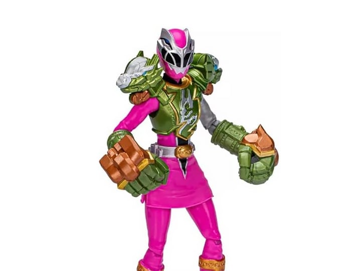 Power Rangers Dino Fury Smash Armor Pink Ranger Exclusive Action Figure Gallery Image 1