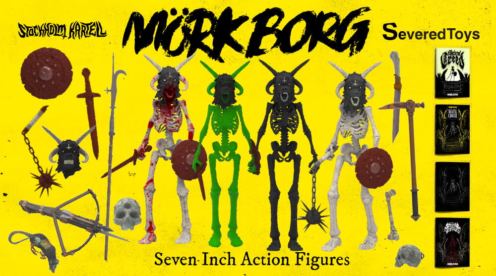 Mork Borg Dread Risen (Glow-in-the-Dark) 1/12 Scale Limited Edition Action Figure Gallery Image 4