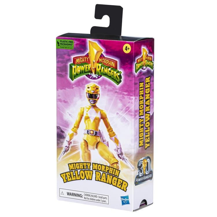 Mighty Morphin Power Rangers 30th Anniversary Yellow Ranger Action Figure Gallery Image 7