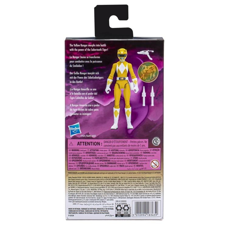 Mighty Morphin Power Rangers 30th Anniversary Yellow Ranger Action Figure Gallery Image 8