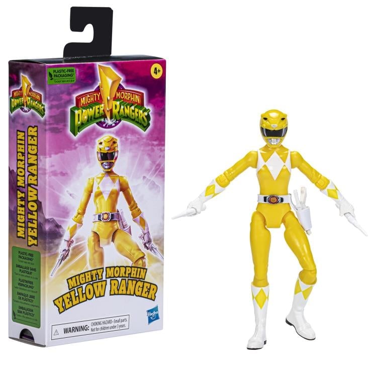Mighty Morphin Power Rangers 30th Anniversary Yellow Ranger Action Figure Gallery Image 5