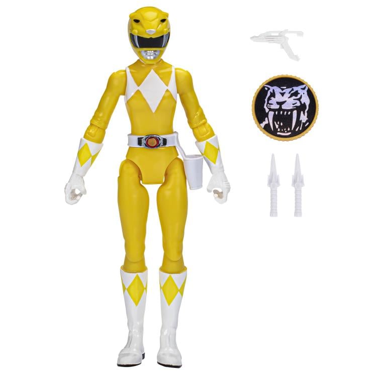 Mighty Morphin Power Rangers 30th Anniversary Yellow Ranger Action Figure Gallery Image 4