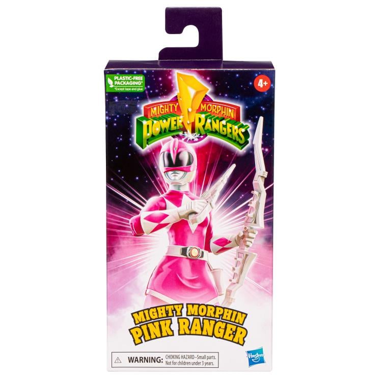 Mighty Morphin Power Rangers 30th Anniversary Pink Ranger Action Figure Gallery Image 7
