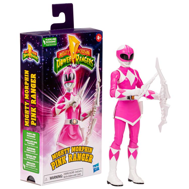 Mighty Morphin Power Rangers 30th Anniversary Pink Ranger Action Figure Gallery Image 6