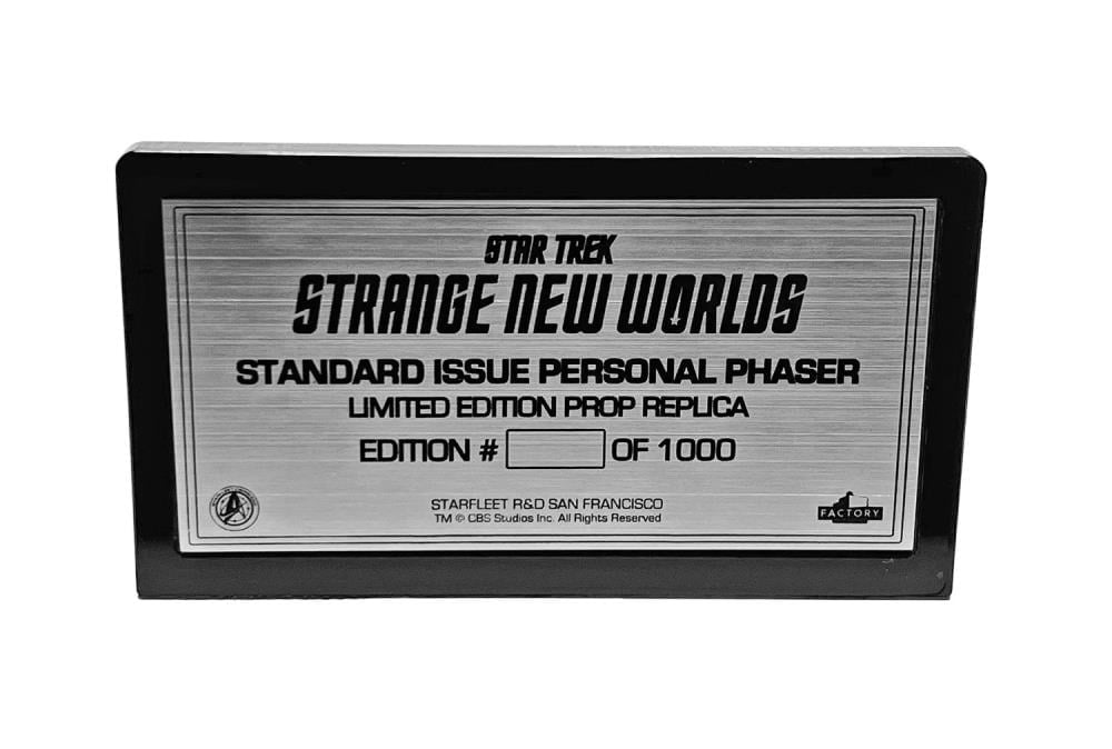 Star Trek: Strange New Worlds Phaser Limited Edition Prop Replica Gallery Image 32