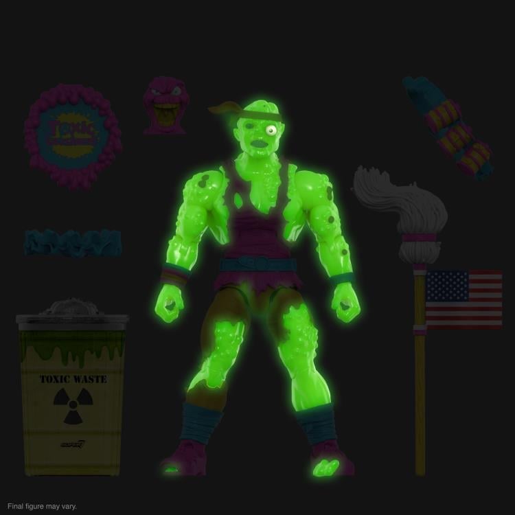 Toxic Crusaders ULTIMATES! Toxie (Slime Glow) Action Figure Gallery Image 8