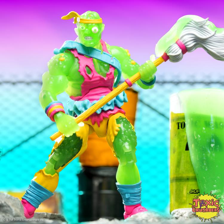 Toxic Crusaders ULTIMATES! Toxie (Slime Glow) Action Figure Gallery Image 4