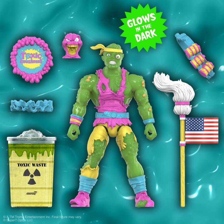 Toxic Crusaders ULTIMATES! Toxie (Slime Glow) Action Figure Gallery Image 7