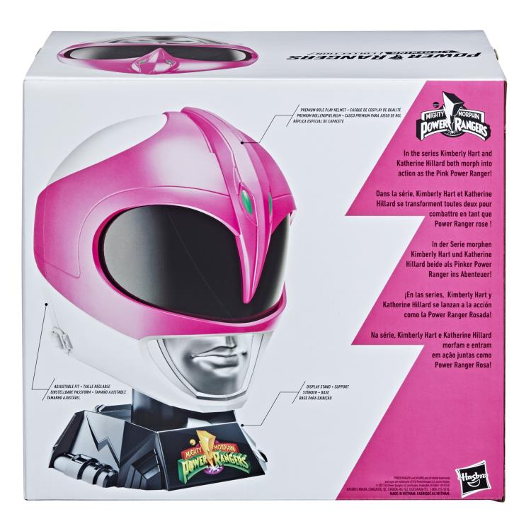 Mighty Morphin Power Rangers Lightning Collection Pink Ranger 1:1 Scale Wearable Helmet Gallery Image 7