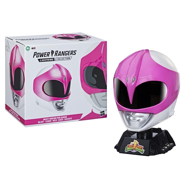 Mighty Morphin Power Rangers Lightning Collection Pink Ranger 1:1 Scale Wearable Helmet Gallery Image 5