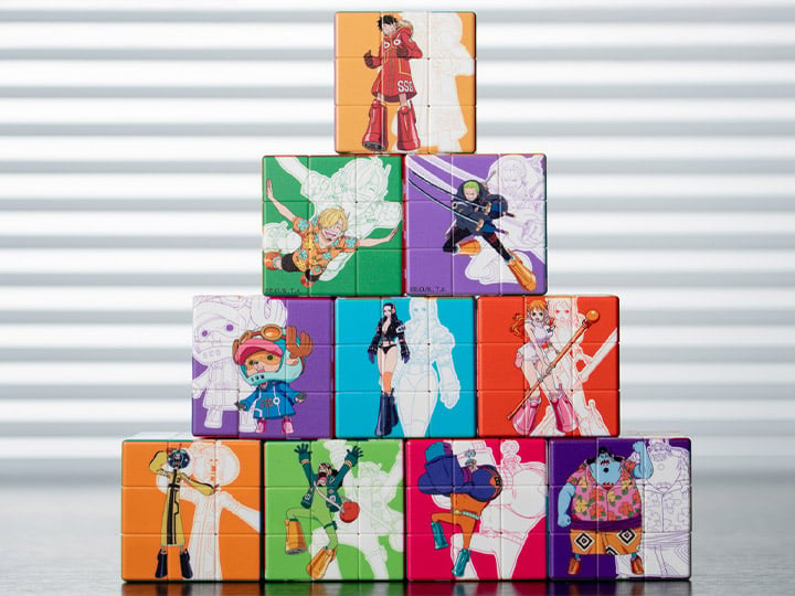 One Piece Puzzle Cube Blind Box of 10 Random Cubes Gallery Image 1