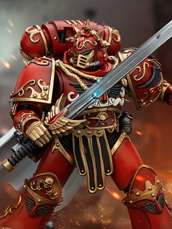 Warhammer: The Horus Heresy Blood Angels Legion Praetor with Paragon Blade 1/18 Scale Action Figure Gallery Image 2
