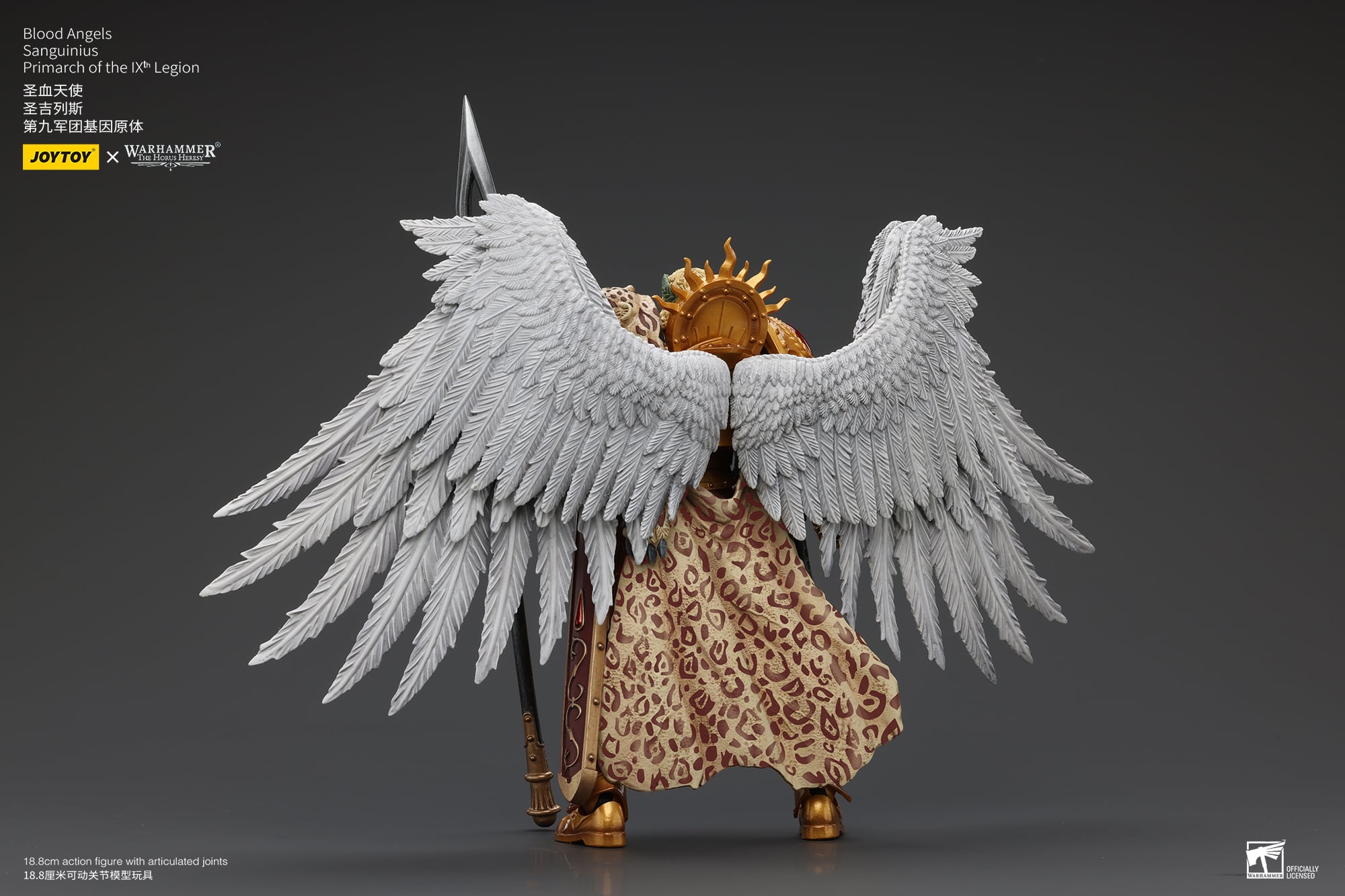 Warhammer: The Horus Heresy Blood Angels Sanguinius, Primarch of the IXth Legion 1/18 Scale Action Figure Gallery Image 7