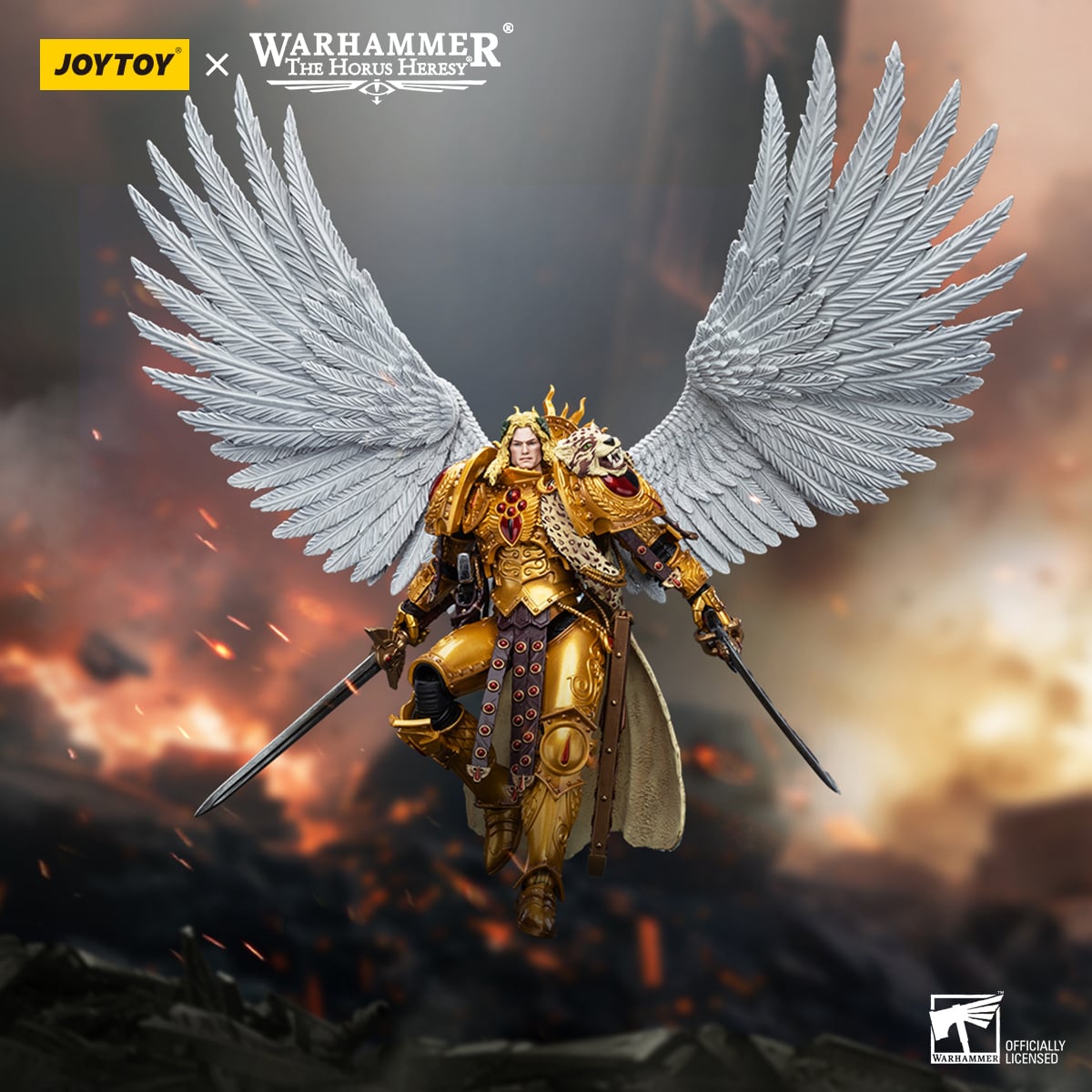Warhammer: The Horus Heresy Blood Angels Sanguinius, Primarch of the IXth Legion 1/18 Scale Action Figure Gallery Image 3