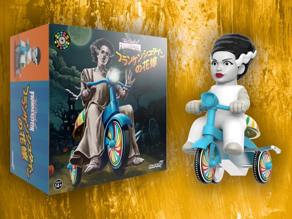 Universal Monsters Super Cycles Bride of Frankenstein (White with