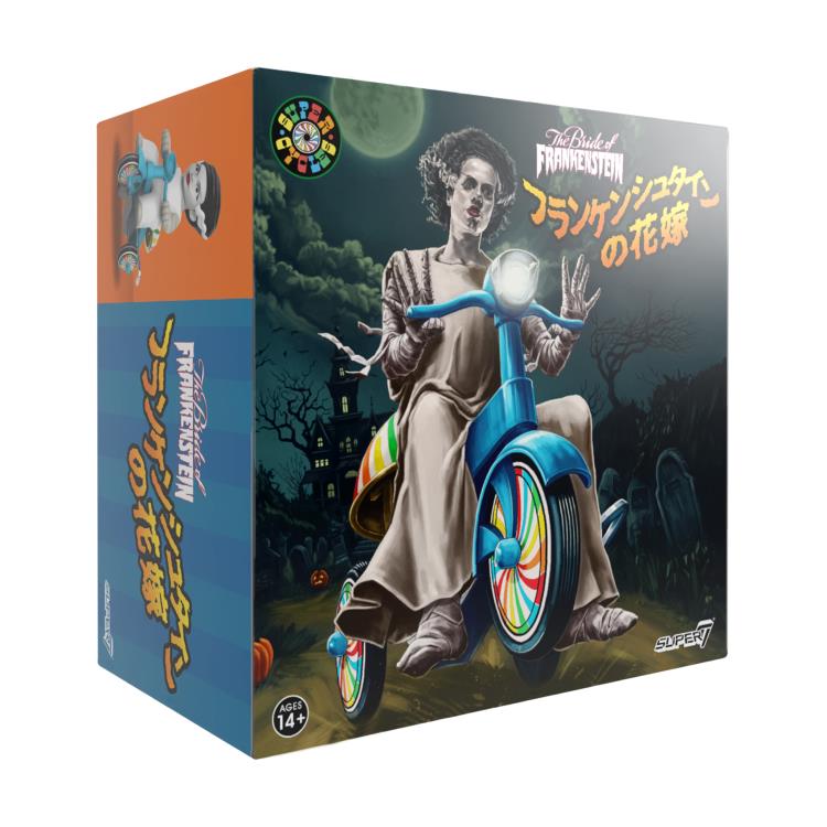 Universal Monsters Super Cycles Bride of Frankenstein (White with