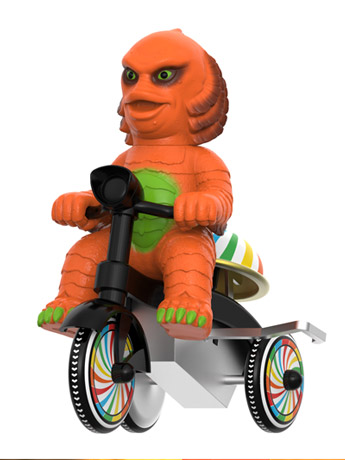 Universal Monsters Super Cycles Creature from the Black Lagoon (Orange & Black) Gallery Image 2