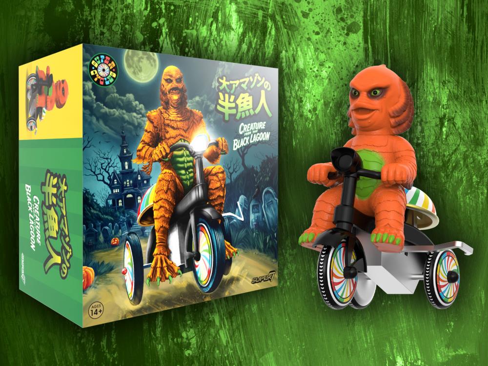 Universal Monsters Super Cycles Creature from the Black Lagoon (Orange & Black) Gallery Image 5