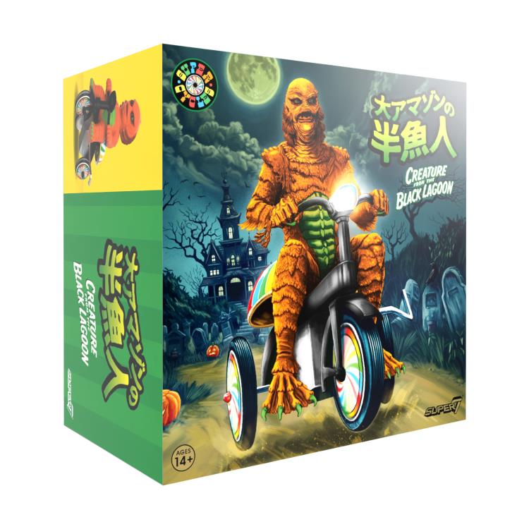 Universal Monsters Super Cycles Creature from the Black Lagoon (Orange & Black) Gallery Image 6