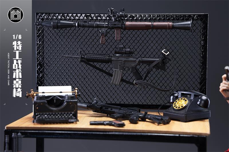 Agent Tactical Desk and Chair 1/6 Scale Accessory Gallery Image 9
