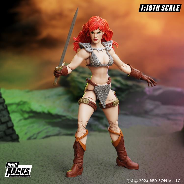 Red Sonja Hero H.A.C.K.S. Red Sonja 1/18 Scale Action Figure