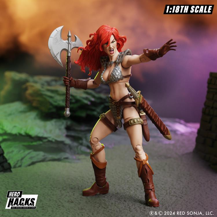 Red Sonja Hero H.A.C.K.S. Red Sonja 1/18 Scale Action Figure