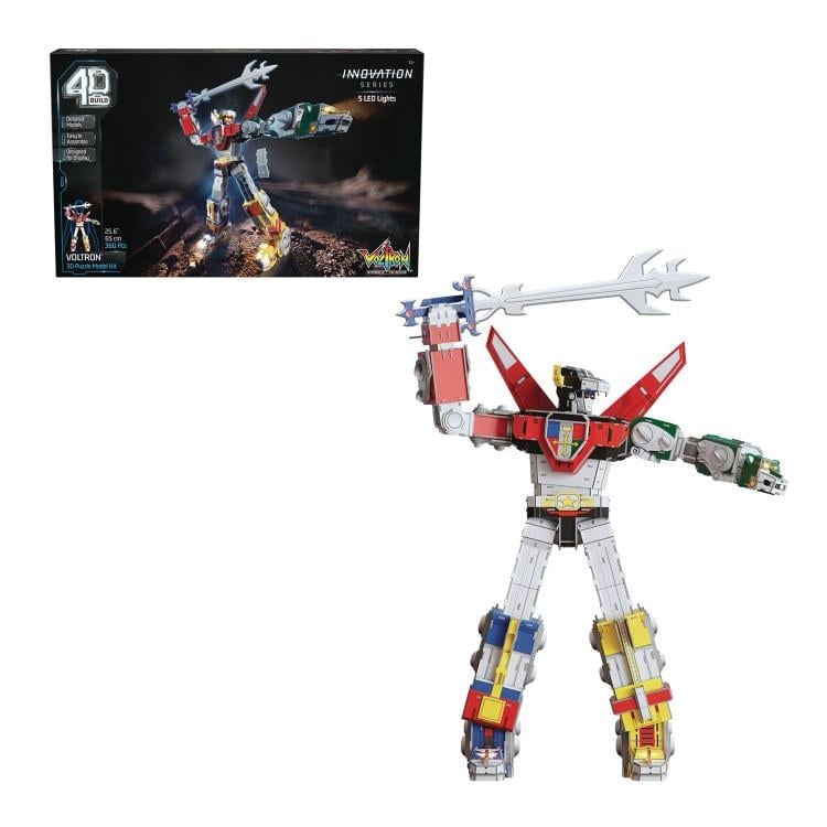 Voltron: Defender of the Universe 4D Build Innovation Series Voltron Model Kit Gallery Image 7