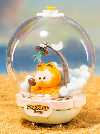 Garfield Pantasy Crystal Ball Series Cozy Bath Building Block Set Gallery Image 2