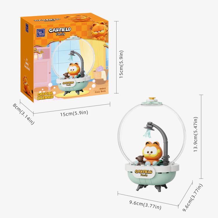 Garfield Pantasy Crystal Ball Series Cozy Bath Building Block Set Gallery Image 3